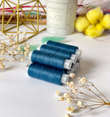 Нитки швейные для трикотажа, Omega 317, синий, №120  200м, 694Н фото 1